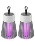 Set 2 x Lampa LED electrica antiinsecte, Mosquito Electric Shock