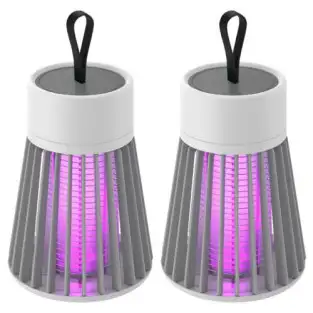 Set 2 x Lampa LED electrica antiinsecte, Mosquito Electric Shock