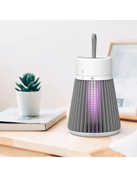 Set 2 x Lampa LED electrica antiinsecte, Mosquito Electric Shock