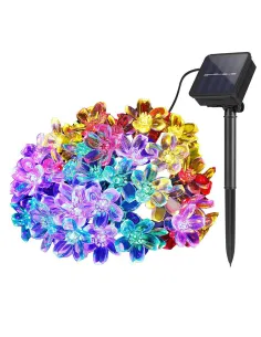 Instalatie solara 50 led, model floricele, Ip 44