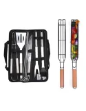 Set 9 ustensile gratar + 2 frigarui reutilizabile