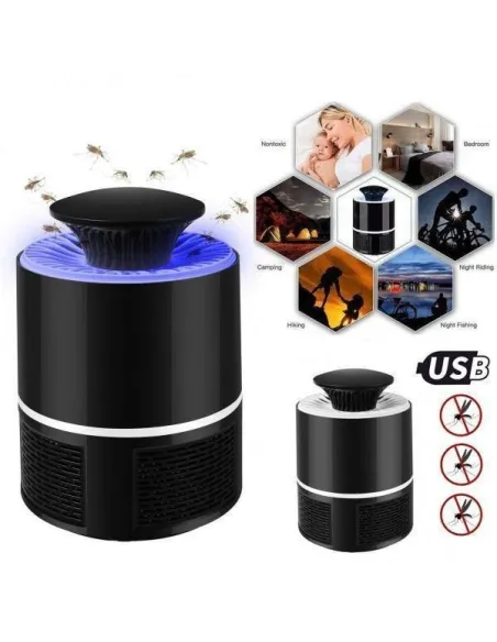 2x Lampa Mosquito Killer antitantari, electric cu usb , UV LED 360