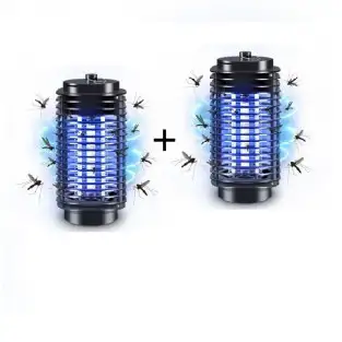 2 x Felinar electric UV importiva insectelor , Lampa Mosquito Killer hexagon