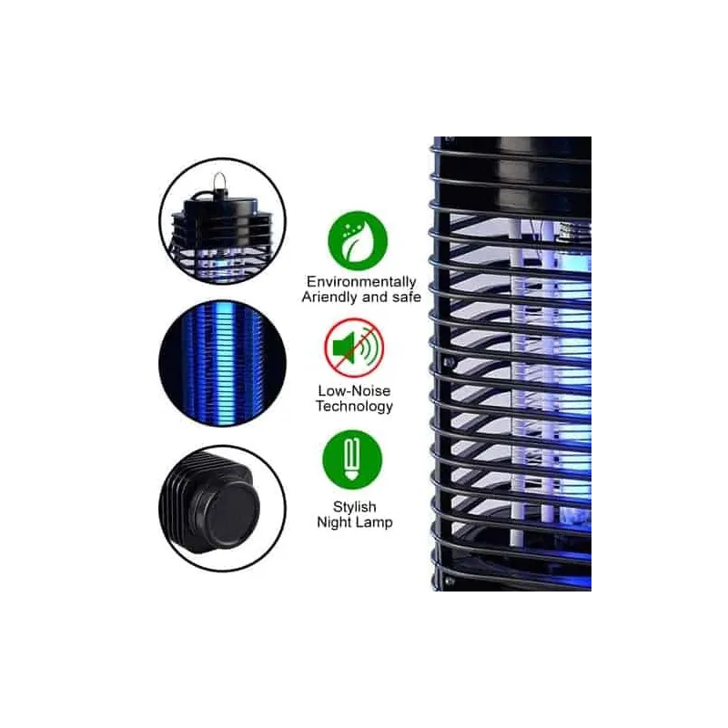 2 x Felinar electric UV importiva insectelor , Lampa Mosquito Killer hexagon