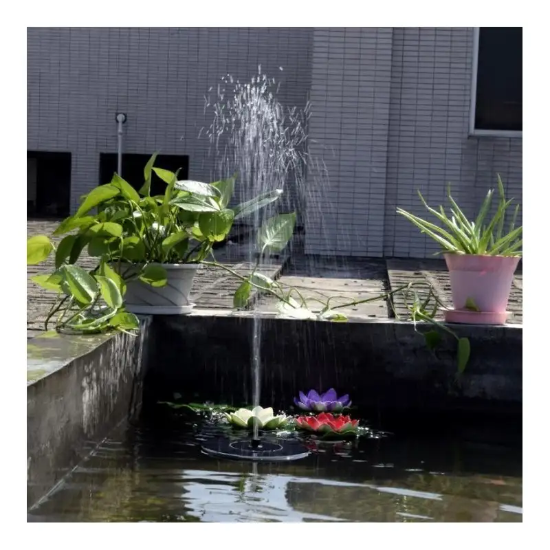 Fantana arteziana solara, 6 duze si acumulator