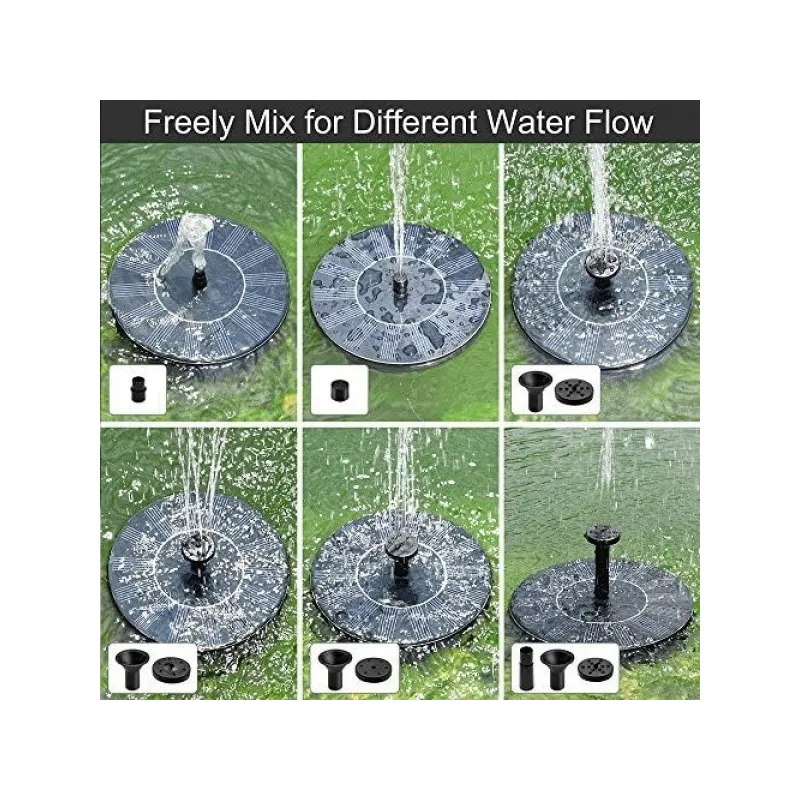 Fantana arteziana solara, 6 duze si acumulator