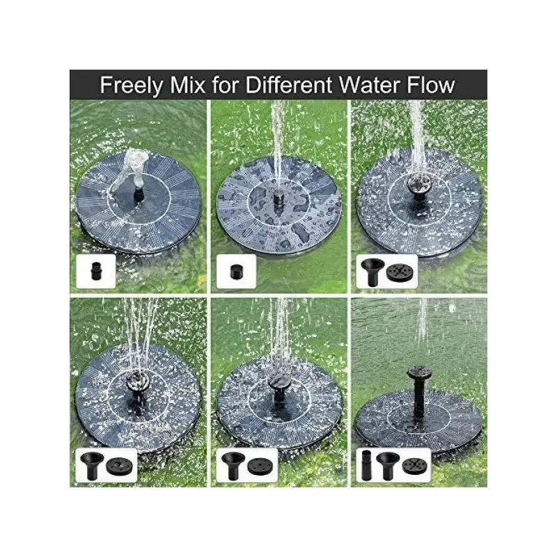 Fantana arteziana solara, 6 duze si acumulator