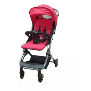 Carucior sport cu pliere compacta tip troller, Baobaohao, plasa insecte 2