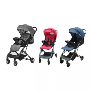 Carucior sport cu pliere compacta tip troller, Baobaohao, plasa insecte