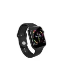 Ceas smartwatch bluetooth, pedometru, monitorizare somn ritm cardiacactivitati, notificari, negru, rezistenta apa