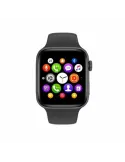 Ceas smartwatch bluetooth, pedometru, monitorizare somn ritm cardiacactivitati, notificari, negru, rezistenta apa