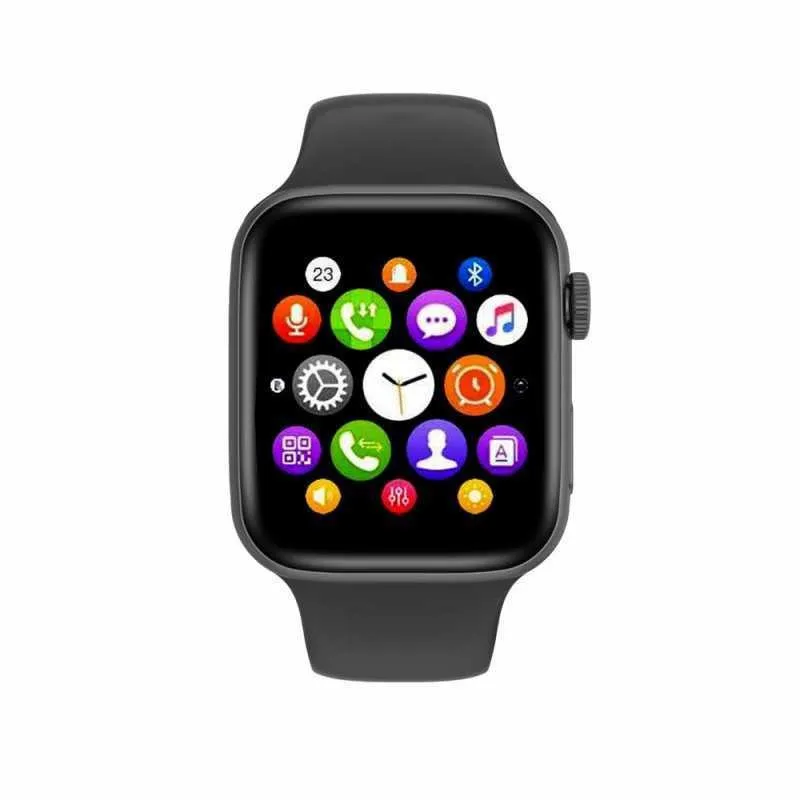 Ceas smartwatch bluetooth, pedometru, monitorizare somn ritm cardiacactivitati, notificari, negru, rezistenta apa