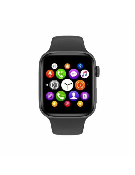 Ceas smartwatch bluetooth, pedometru, monitorizare somn ritm cardiacactivitati, notificari, negru, rezistenta apa