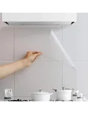 Folie de protectie transparenta pentru bucatarie, autocolanta, rezistenta la temperaturi mari, 60x200cm