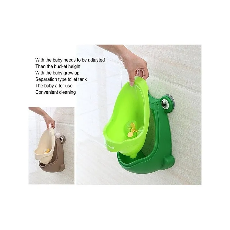 Pisoar baieti Happy Frog Green