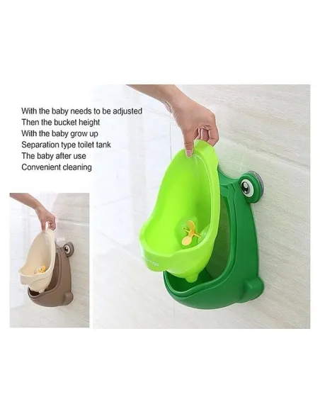 Pisoar baieti Happy Frog Green