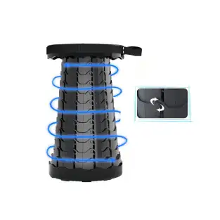 Taburet/Scaun pliabil portabil, retractabil, telescopic, pentru exterior 2