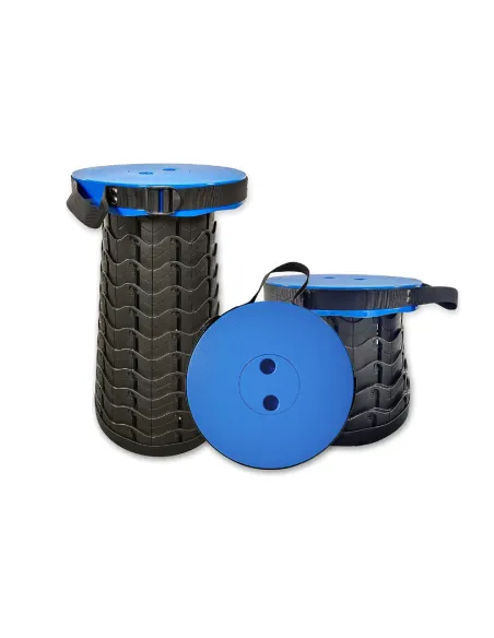 Taburet/Scaun pliabil portabil, retractabil, telescopic, pentru exterior