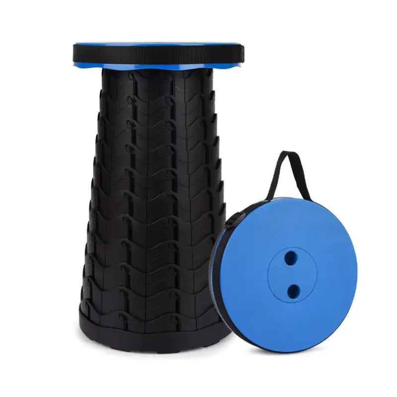 Taburet/Scaun pliabil portabil, retractabil, telescopic, pentru exterior