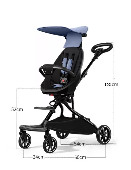 Carucior sport super compact, 6-36 luni, RED-A6