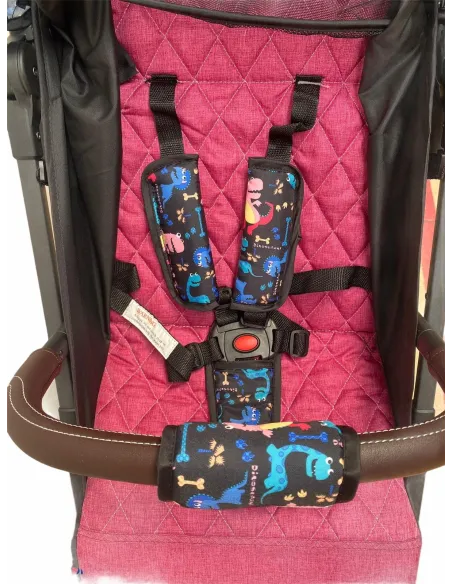 Carucior tip troller cu plasa insecte, 6-36 luni, colorat, RED-S608