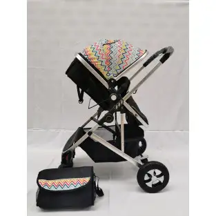 Carucior 2 in 1, 0-36 luni, RED-808, multicolor 2