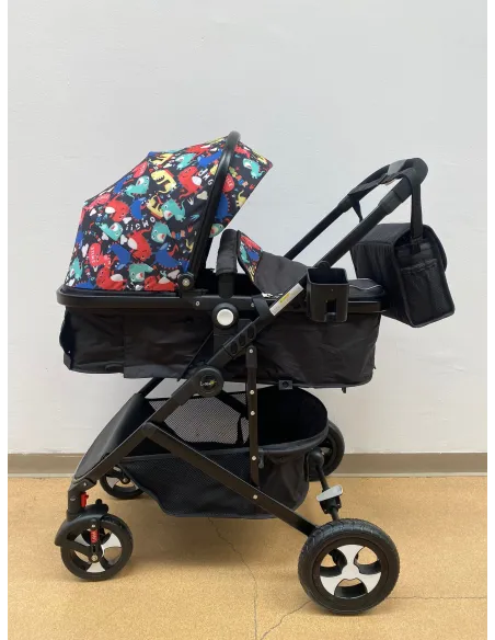 Carucior 2 in 1, 0-36 luni, RED-808, multicolor