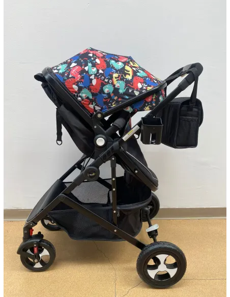 Carucior 2 in 1, 0-36 luni, RED-808, multicolor