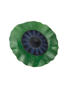 Fantana arteziana solara, model frunza de lotus, 6 duze, 1,4W/7V 2
