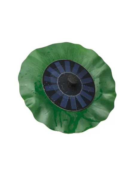 Fantana arteziana solara, model frunza de lotus, 6 duze, 1,4W/7V