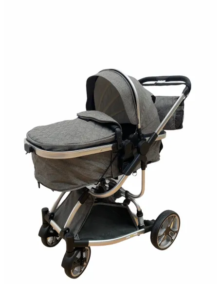 Carucior 2in1 cu landou transformabil, tip troler, 0-36 luni, RED-F2