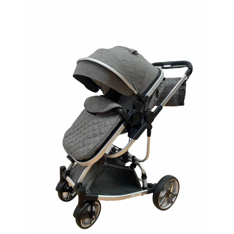 Carucior 2in1 cu landou transformabil, tip troler, 0-36 luni, RED-F2