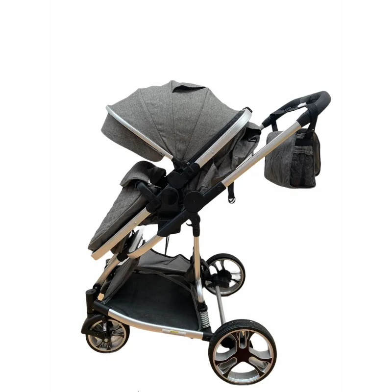 Carucior 2in1 cu landou transformabil, tip troler, 0-36 luni, RED-F2