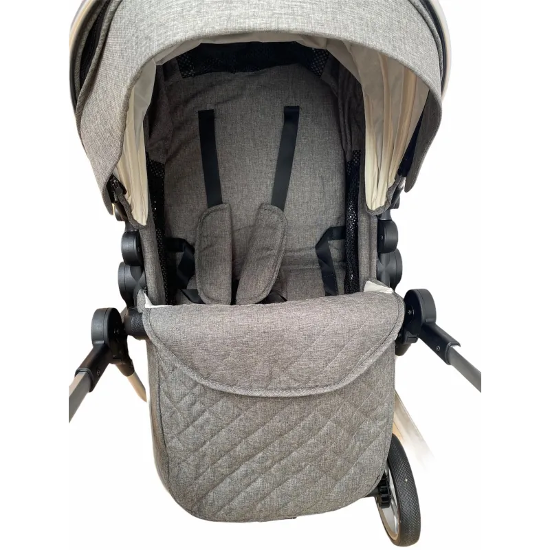 Carucior 2in1 cu landou transformabil, tip troler, 0-36 luni, RED-F2