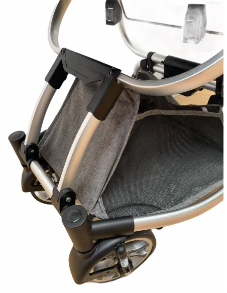 Carucior 2in1 cu landou transformabil, tip troler, 0-36 luni, RED-F2