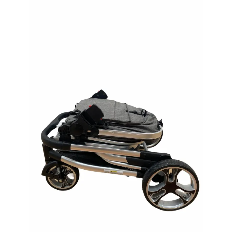 Carucior 2in1 cu landou transformabil, tip troler, 0-36 luni, RED-F2