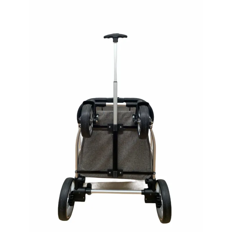 Carucior 2in1 cu landou transformabil, tip troler, 0-36 luni, RED-F2