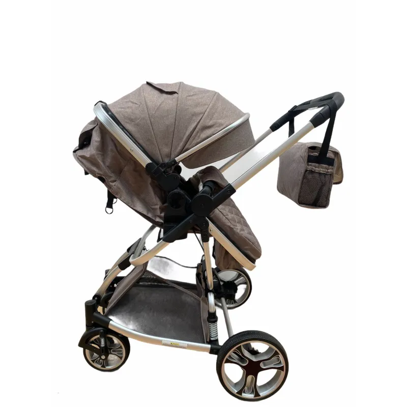 Carucior 2in1 cu landou transformabil, tip troler, 0-36 luni, RED-F2