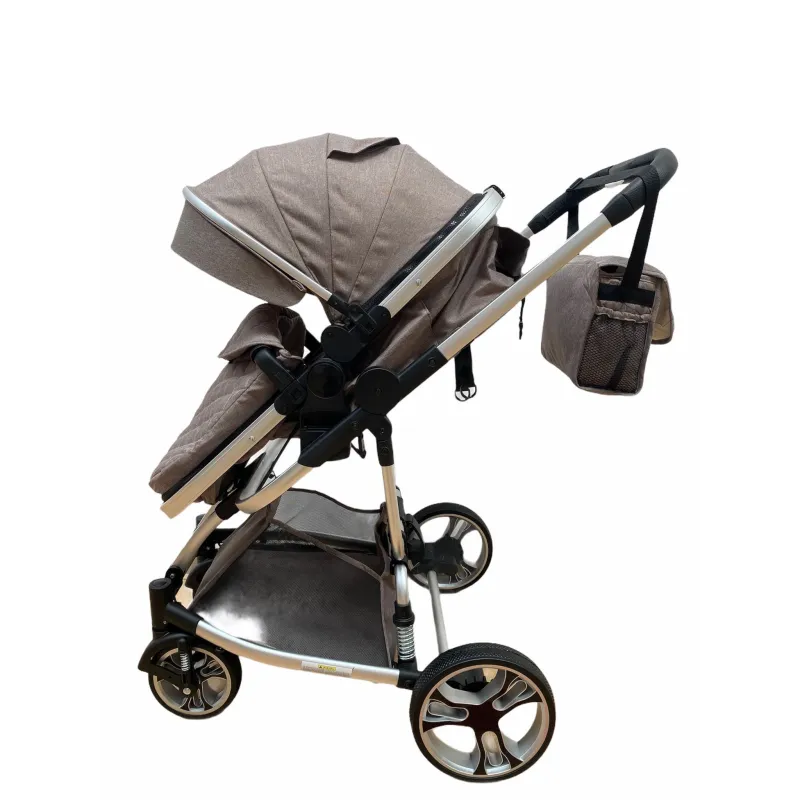 Carucior 2in1 cu landou transformabil, tip troler, 0-36 luni, RED-F2