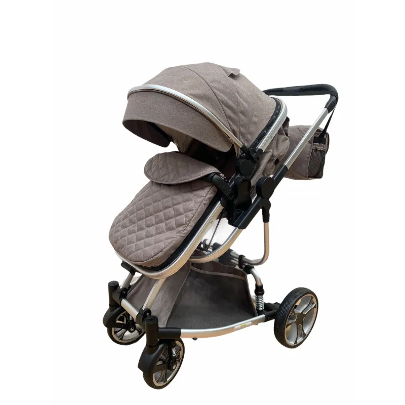 Carucior 2in1 cu landou transformabil, tip troler, 0-36 luni, RED-F2