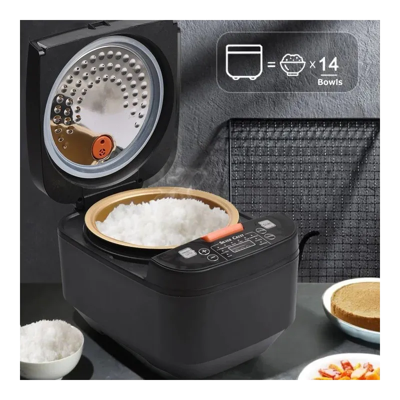 Multicooker Electric Silver Crest, Display si Control Digital, Capacitate 5L