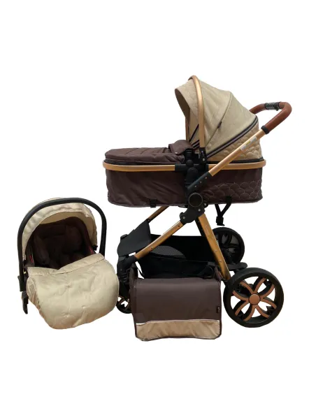 Carucior 3in1, landou transformabil in parte sport, 0-36 luni, RED-T9