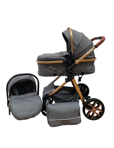 Carucior 3in1, landou transformabil in parte sport, 0-36 luni, RED-T9