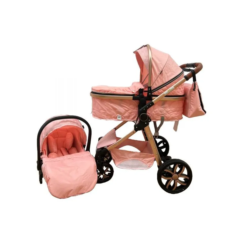 Carucior 3in1, landou transformabil in parte sport, 0-36 luni, RED-T9