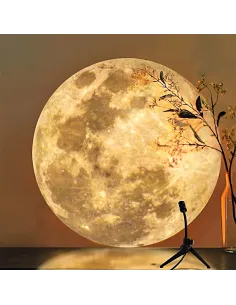 Lampă proiector luna/ pamant pentru interior cu led de 3w, cu stativ 2