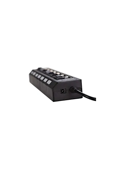 Hub USB 2.0 alimentat extern, 7 porturi cu întrerupător