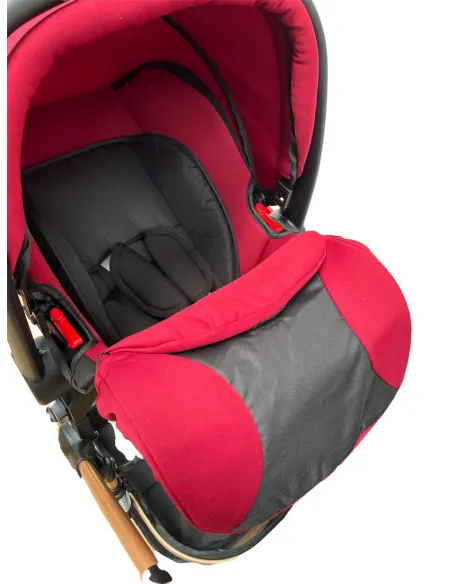 Carucior 3in1 transformabil in parte sport, 0-36 luni, RED-T5