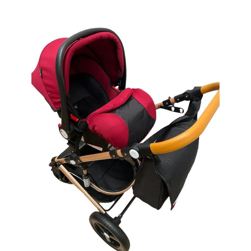 Carucior 3in1 transformabil in parte sport, 0-36 luni, RED-T5