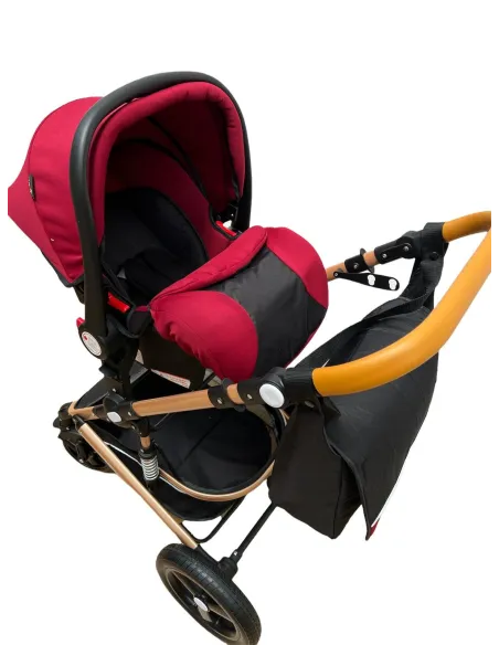 Carucior 3in1 transformabil in parte sport, 0-36 luni, RED-T5