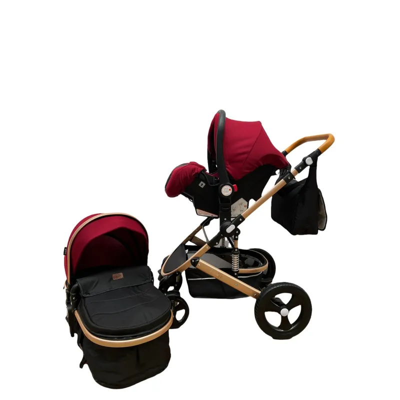 Carucior 3in1 transformabil in parte sport, 0-36 luni, RED-T5